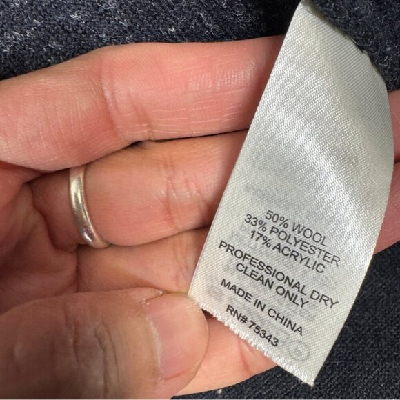 500 Denim Maison Cinqcent Womens Speckled Ombre Wool Cardigan Size 6 - Picture 5 of 15